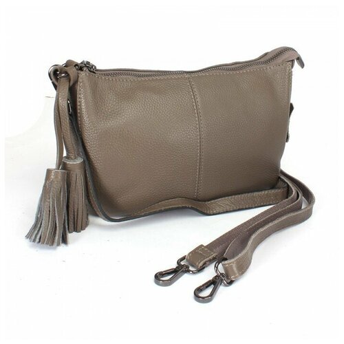 фото Сумка женская натуральная кожа gu 163-8282, 1отд+карм/пер, 2плеч/рем, капучино 237031 аделия