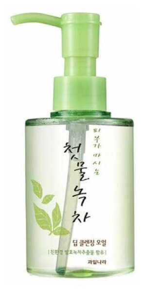 Масло очищающее Welcos Green Tea Deep Cleansing Oil (170 мл)