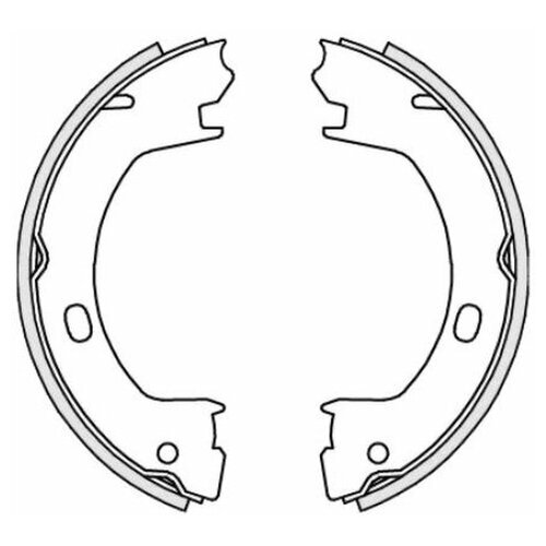 фото Комплект колодкок стояночного тормоза remsa 4739.00