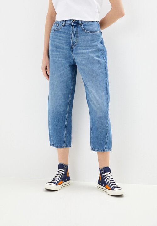 Джинсы широкие  Pepe Jeans, размер 32, голубой