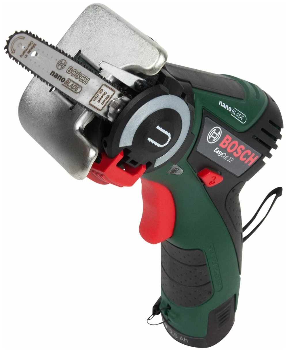 Цепная мини-пила аккумуляторная Bosch EasyCut 12, 06033C9000, 12 В Li-ion 2.5 Ач - фотография № 8