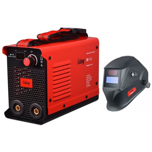 фото Сварочный аппарат инверторного типа fubag ir 180 (31402) + маска сварщика optima 9-13 (38072) mma