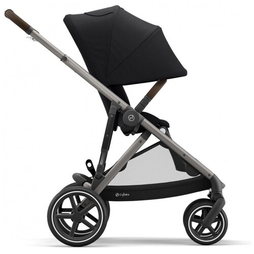 фото Детская коляска cybex gazelle s с корзиной и дождевиком soho grey на шасси taupe cbx by cybex