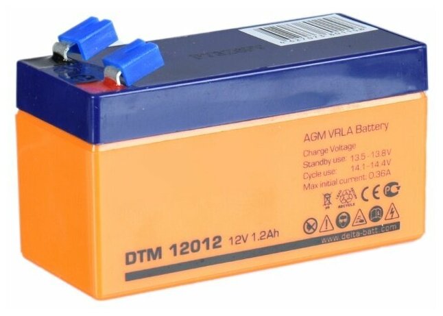 Аккумуляторная батарея DELTA Battery DTM 12012 12В 12 А·ч