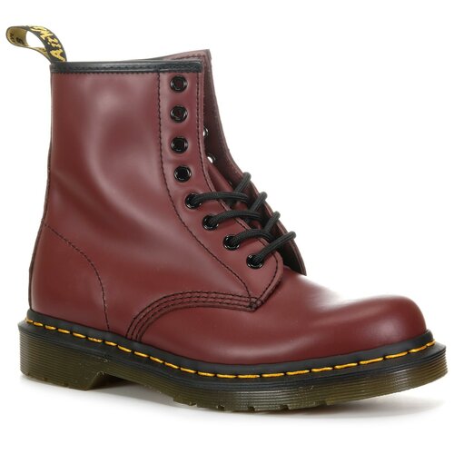 фото Ботинки dr. martens 1460 smooth leather, размер 5, бордовый