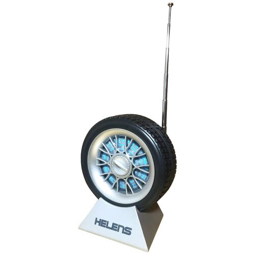 Портативный настольный радиоприемник цифровое FM-радио HELENS НС 130FM с разъемом для наушников от 2 батареек AAA с телескопической антенной 65000₽