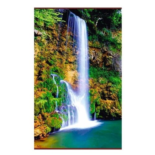 фото Гибкий настенный обогреватель водопад (для помещений) (60х105 см) домашний очаг