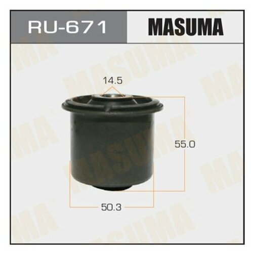 Сайлентблок рычага подвески Masuma ru671