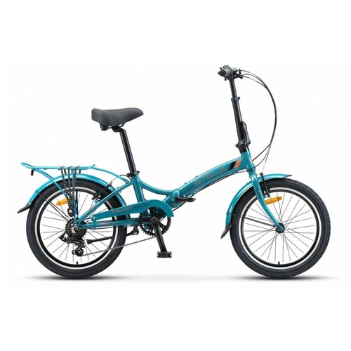 Складной велосипед Stels Pilot 650 20 V010, год 2021, цвет Синий