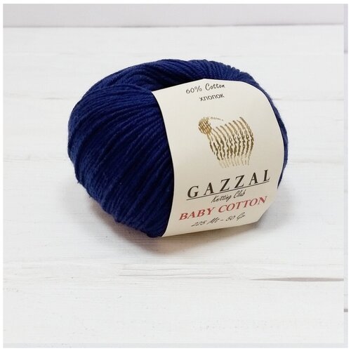 Пряжа Gazzal Baby Cotton цвет 3438