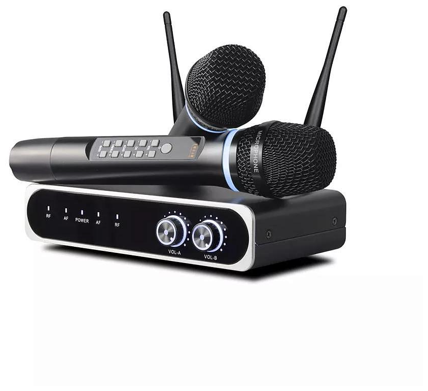 Микшерный пульт с беспроводными микрофонами SkyDisco MIC-WL202 ...