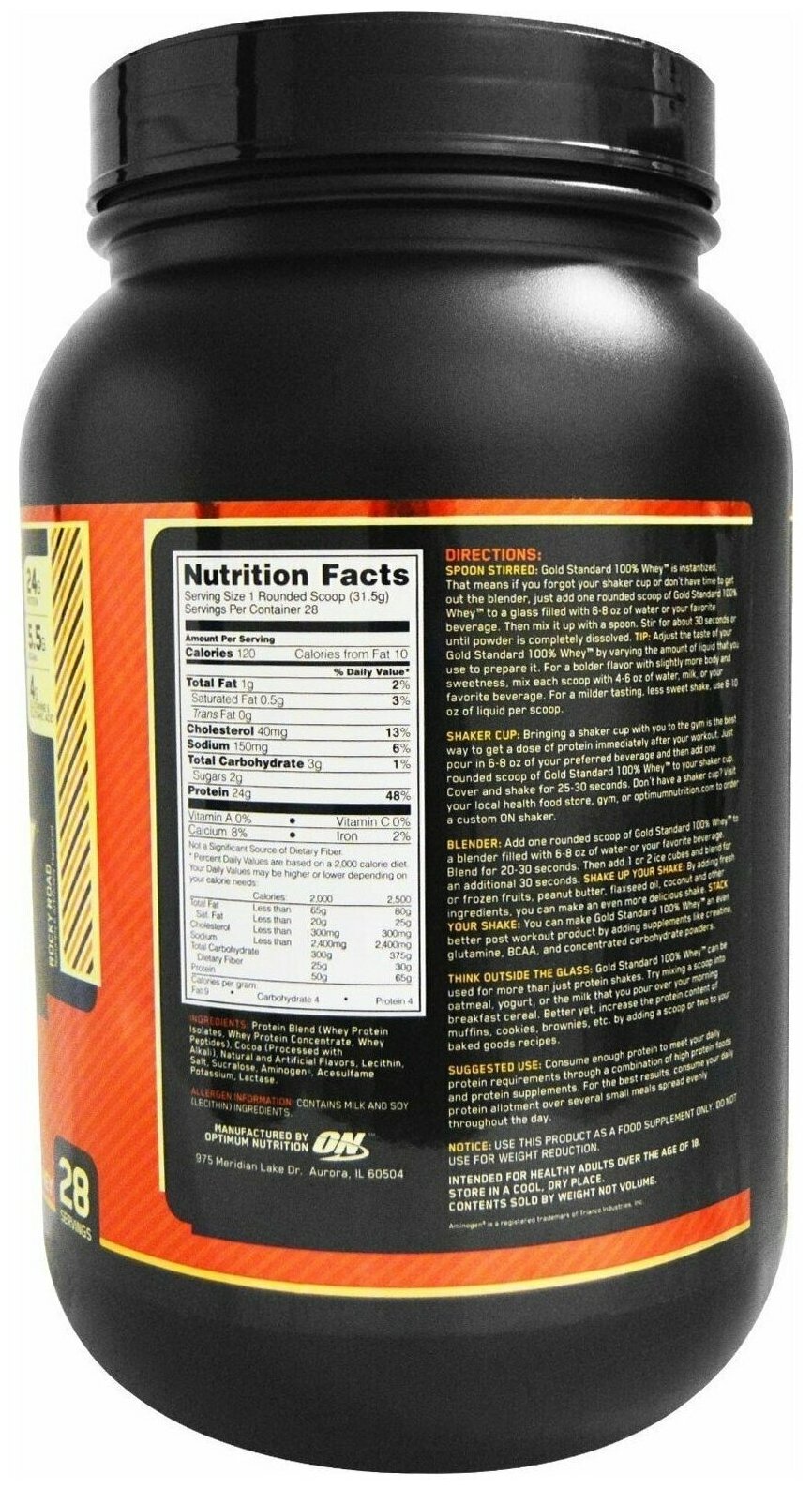 Протеин OPTIMUM NUTRITION Whey Gold Standard, порошок, 2.27кг, кофе - фото №10