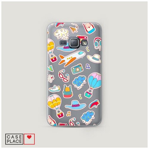 фото Чехол пластиковый samsung galaxy j1 круговорот путешествий 2 case place