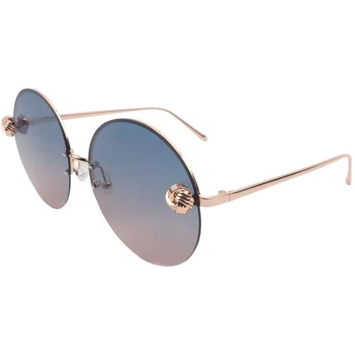 Солнцезащитные очки ELEGANZZA, синий, золотой