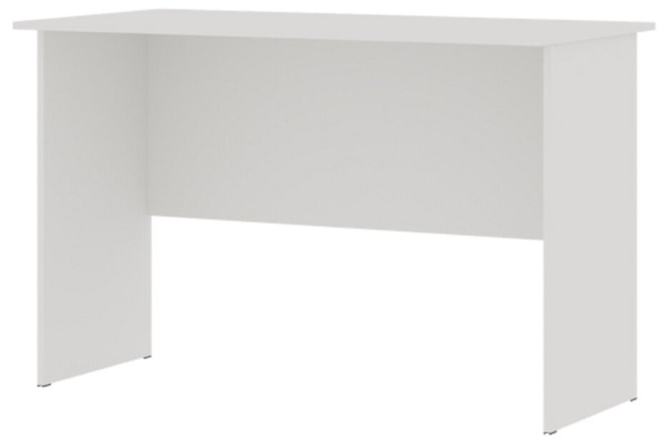 Компьютерный стол письменный для дома 120см белый/белый - СМ1041