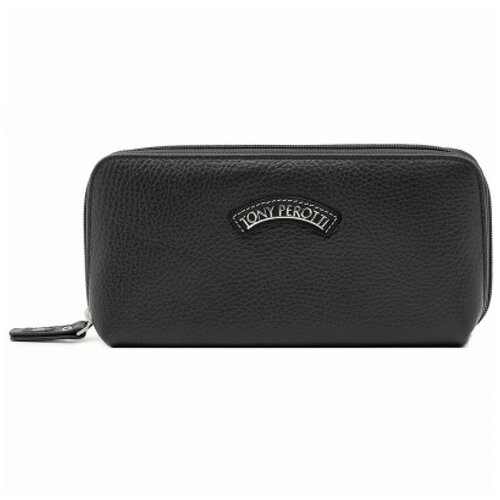 фото Женский кожаный кошелек tony perotti stars 254468/1 черный