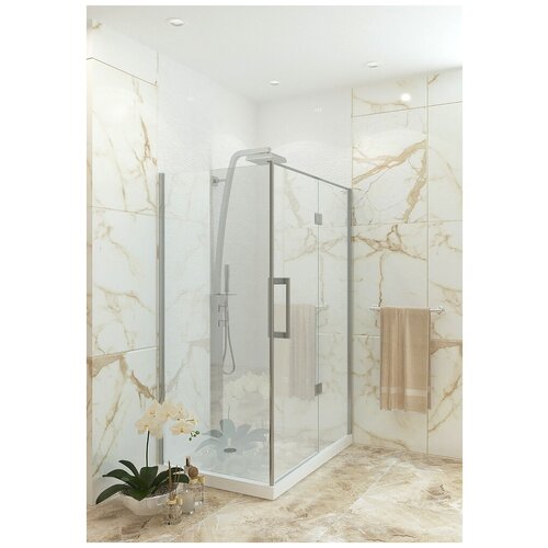 Душевое ограждение EvaGold JY035, 80х120, прямоугольное, без поддона