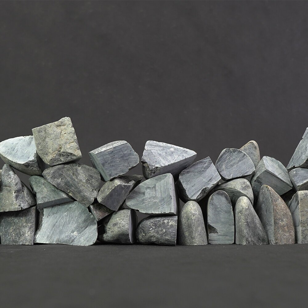 Камни для бани и сауны Нефрит пиленый 40-80 мм 10 кг - фотография № 10