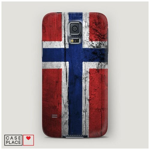 фото Чехол пластиковый samsung galaxy s5 флаг норвегии 1 case place