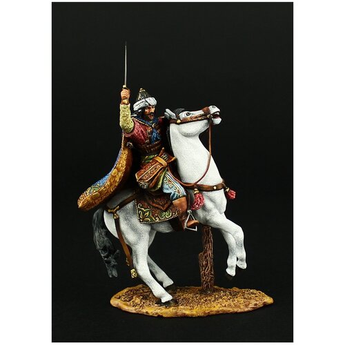 Оловянный солдатик SDS: Султан Саладин конный, XII в. оловянный солдатик sds конный самурай с луком
