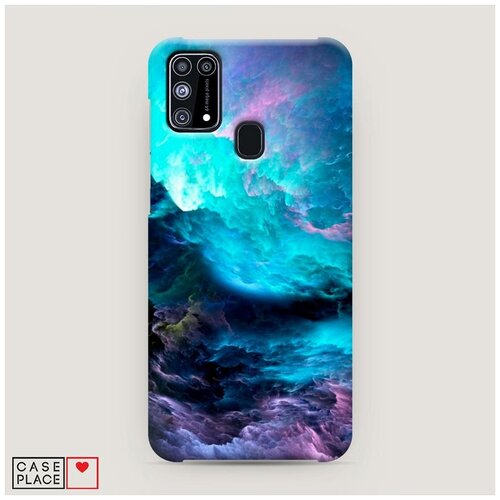 фото Чехол пластиковый samsung galaxy m31 бирюзовое небо case place
