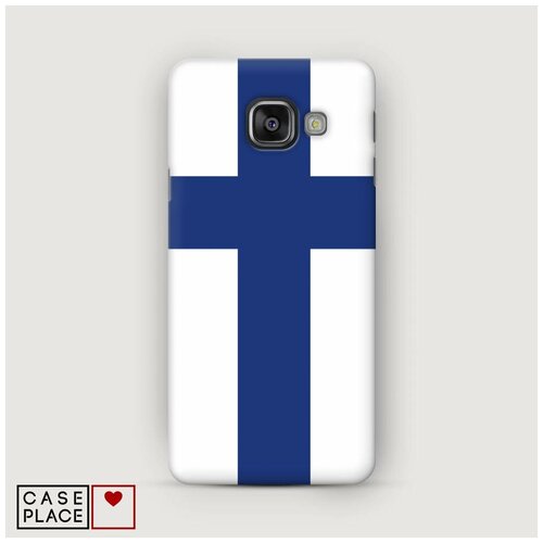 фото Чехол пластиковый samsung galaxy a5 2016 флаг финляндии 1 case place
