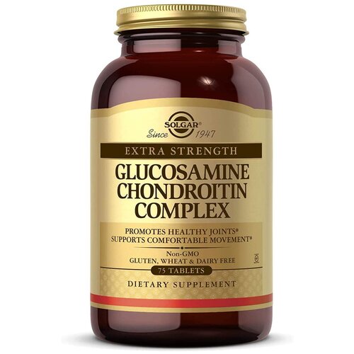 Extra Strength Glucosamine Chondroitin Complex, 75 таблеток solgar extra strength glucosamine chondroitin complex 75 tablets