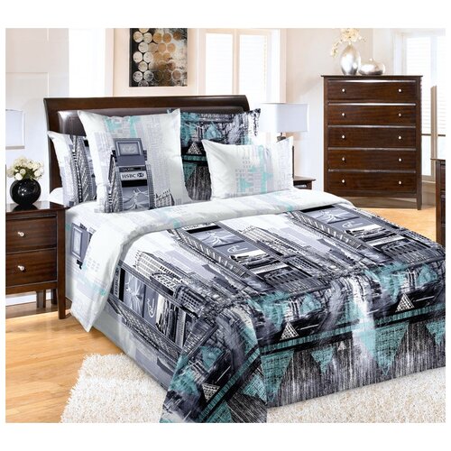 фото Постельное бельё таймс-сквер 1, бязь (евро)н belissimo