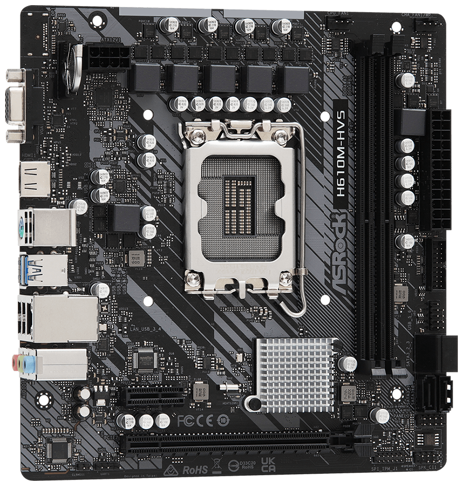 Материнская плата ASRock H610M-HVS