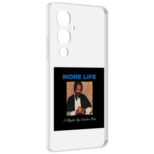 Чехол MyPads Drake - More Life для Tecno Pova 4 Pro задняя-панель-накладка-бампер