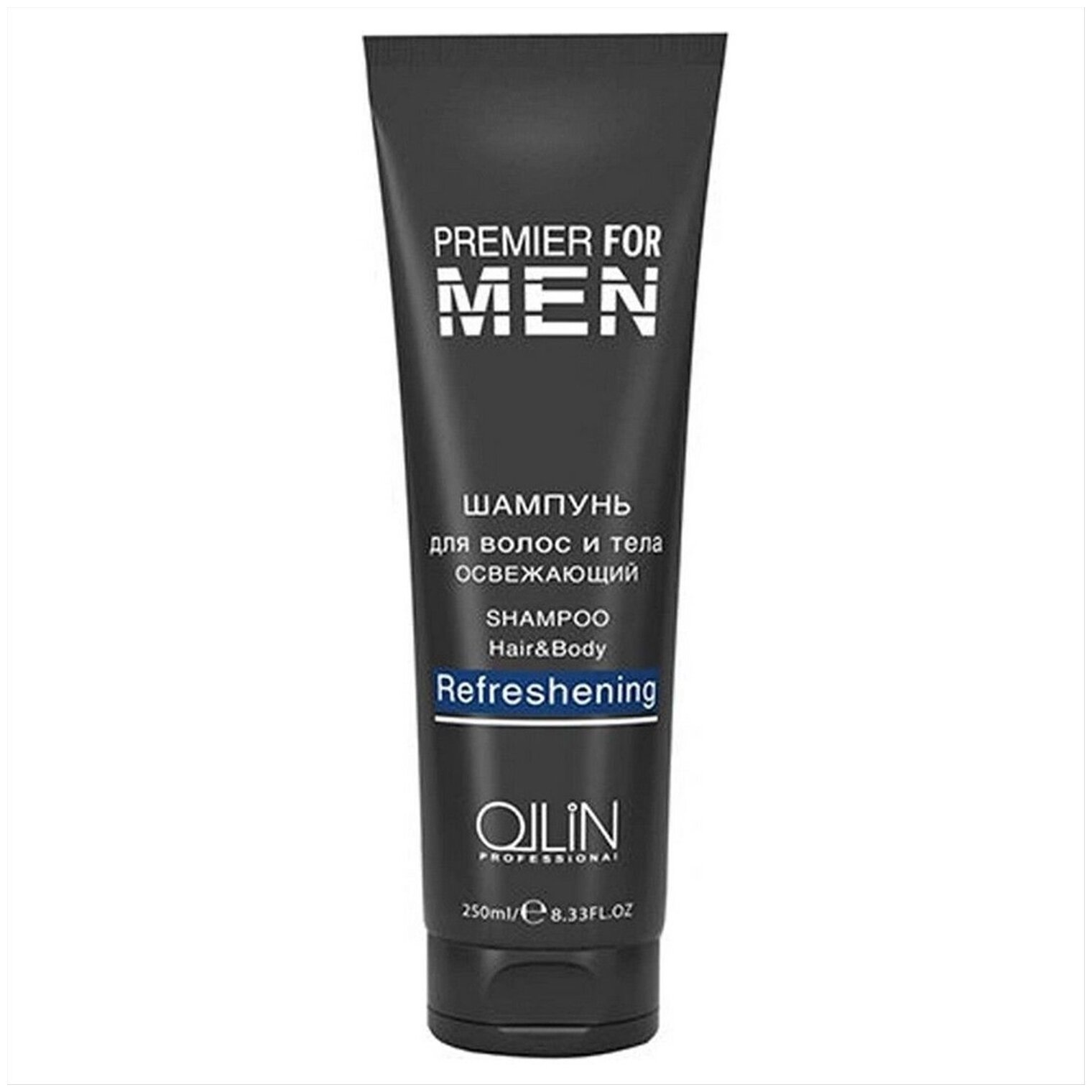 OLLIN Professional for men Шампунь для волос и тела Освежающий, 250 мл