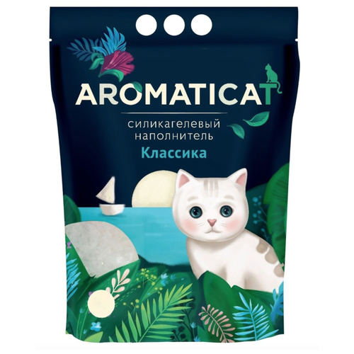 AromatiCat Силикагелевый наполнитель Классика, 10л, 4,3 кг, 35865