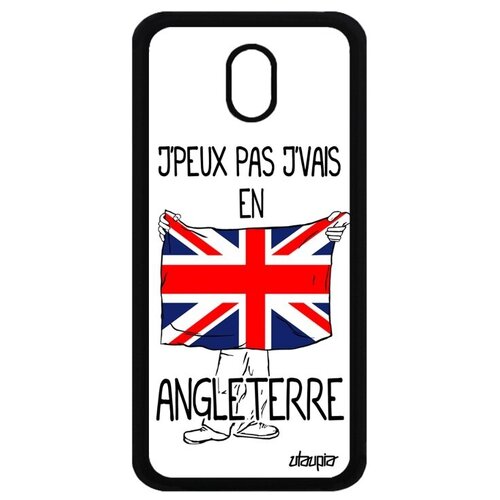 фото Ударопрочный чехол на телефон // galaxy j5 2017 // "еду в англию" флаг рисунок, utaupia, белый