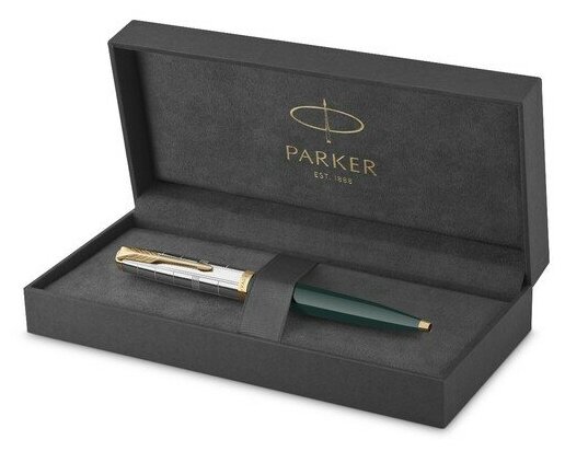 Ручка Шариковая ТероПром 9372721 Parker 51 Premium Forest Green GT диаметр 1