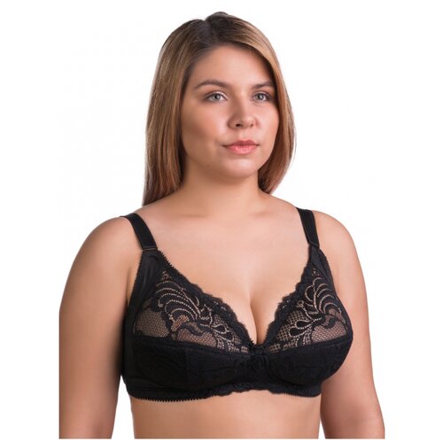 фото Бюстгальтер силуэт, размер 90f, черный