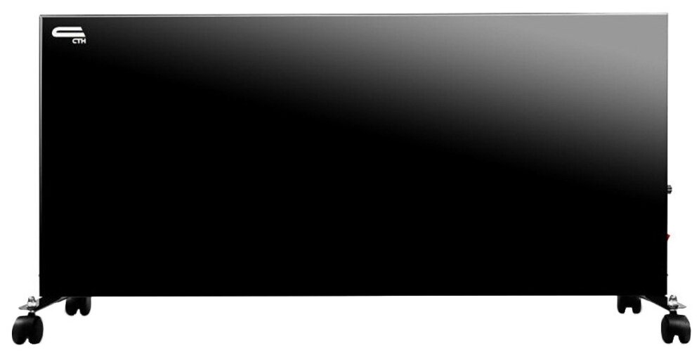 Электронагревательная панель СТН черная (700 Вт) с мех. терморегулятором (колесики) - фотография № 10