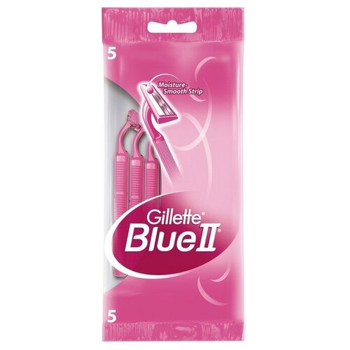 Бритвы одноразовые Gillette Blue2, 5 шт.