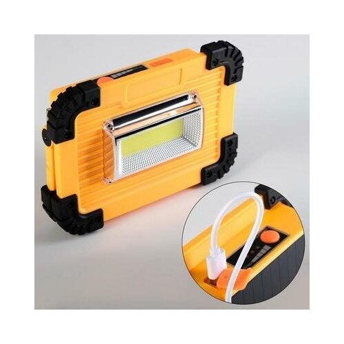фото Фонарь аккумуляторный 15 вт, 2400 mah, солнечная батарея, usb, зарядка для телефона 6244213 .
