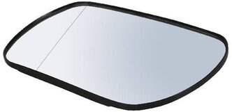 Стекло бокового зеркала (зеркальный элемент) левого без подогрева MAZDA 3 2003-2009 MZJEG004L