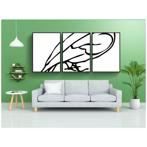 фото Набор модулных постеров для интерьера "голубь, птица, разновидность" 60x90 см. в тубусе, без рамки lotsprints