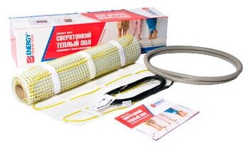 Теплый пол ENERGY Mat 300 м. кв - 500 Вт