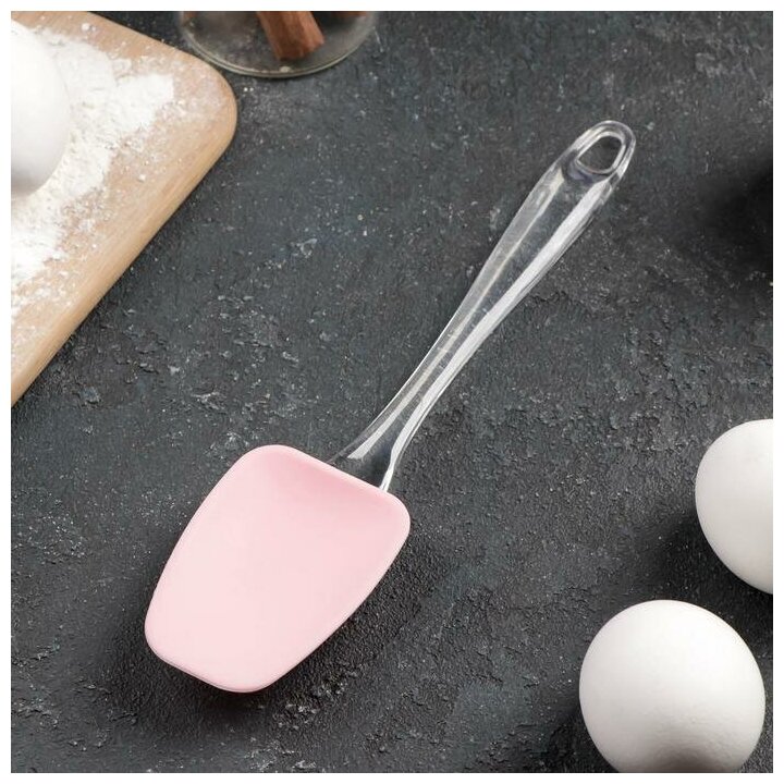 фото Лопатка кухонная силиконовая Доляна «Лёд», 26,6 см