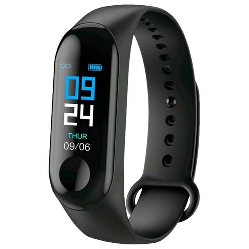 Фитнес-браслет Heart G-SM04BLK 096 TFT шагомер пульсометр IP68 90мАч черные 174800₽