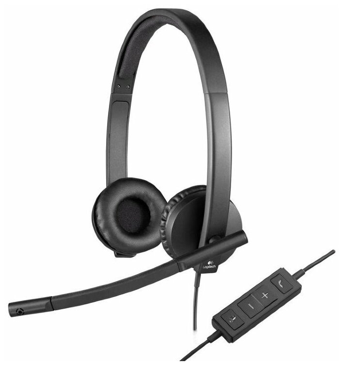 Logitech Headset H570E USB 981-000575 Stereo OEM