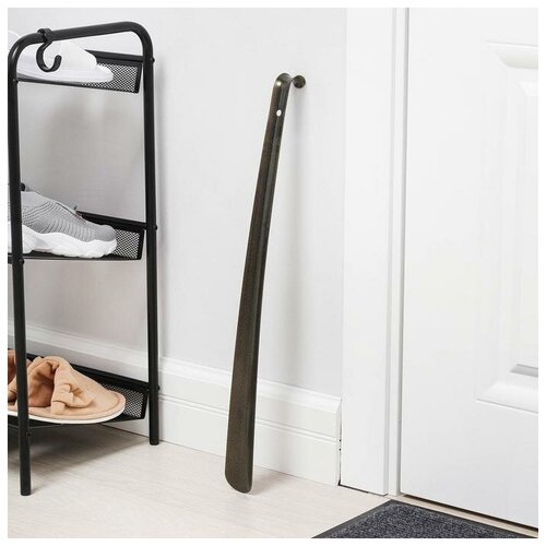 Ложка для обуви 70 см толщина 15 мм цвет бронза антик 479₽