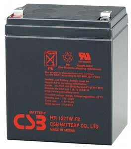 Аккумуляторная батарея Csb 12V/5Ah HR1221WF2