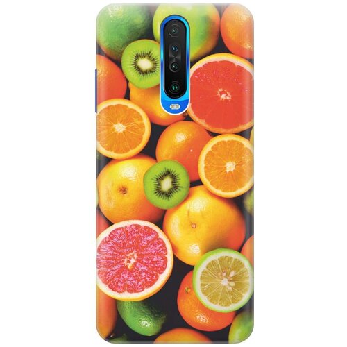 фото Ультратонкий силиконовый чехол-накладка для xiaomi redmi k30 с принтом "сочные фрукты" gosso