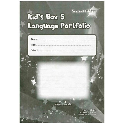 Karen Elliott "Kid's Box (2nd Edition Updated). 5 Language Portfolio" офсетная