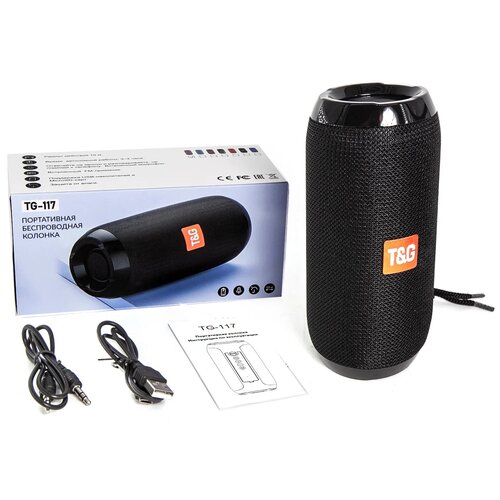 Портативная акустика TG TG-117 RU 10 Вт черный 109000₽