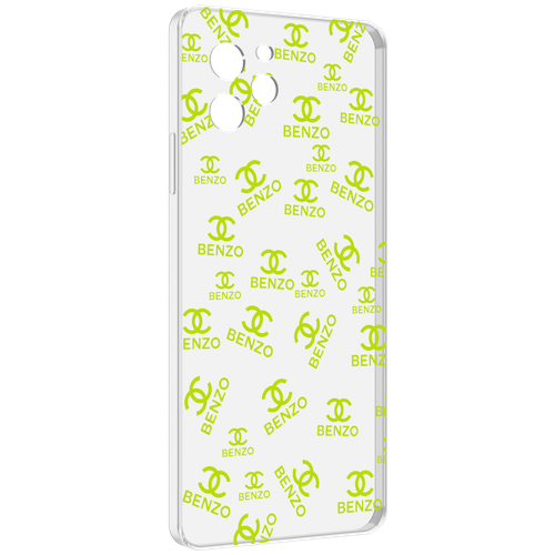 Чехол MyPads Белый-Бензо для Huawei Nova Y61 / Huawei Enjoy 50z задняя-панель-накладка-бампер
